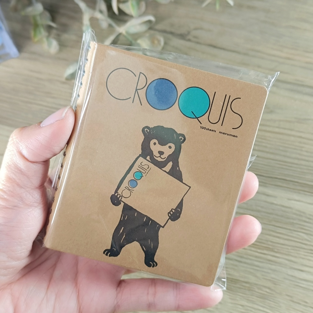 日本Maruman．Sketch Book  迷你素描本 熊/羊駝