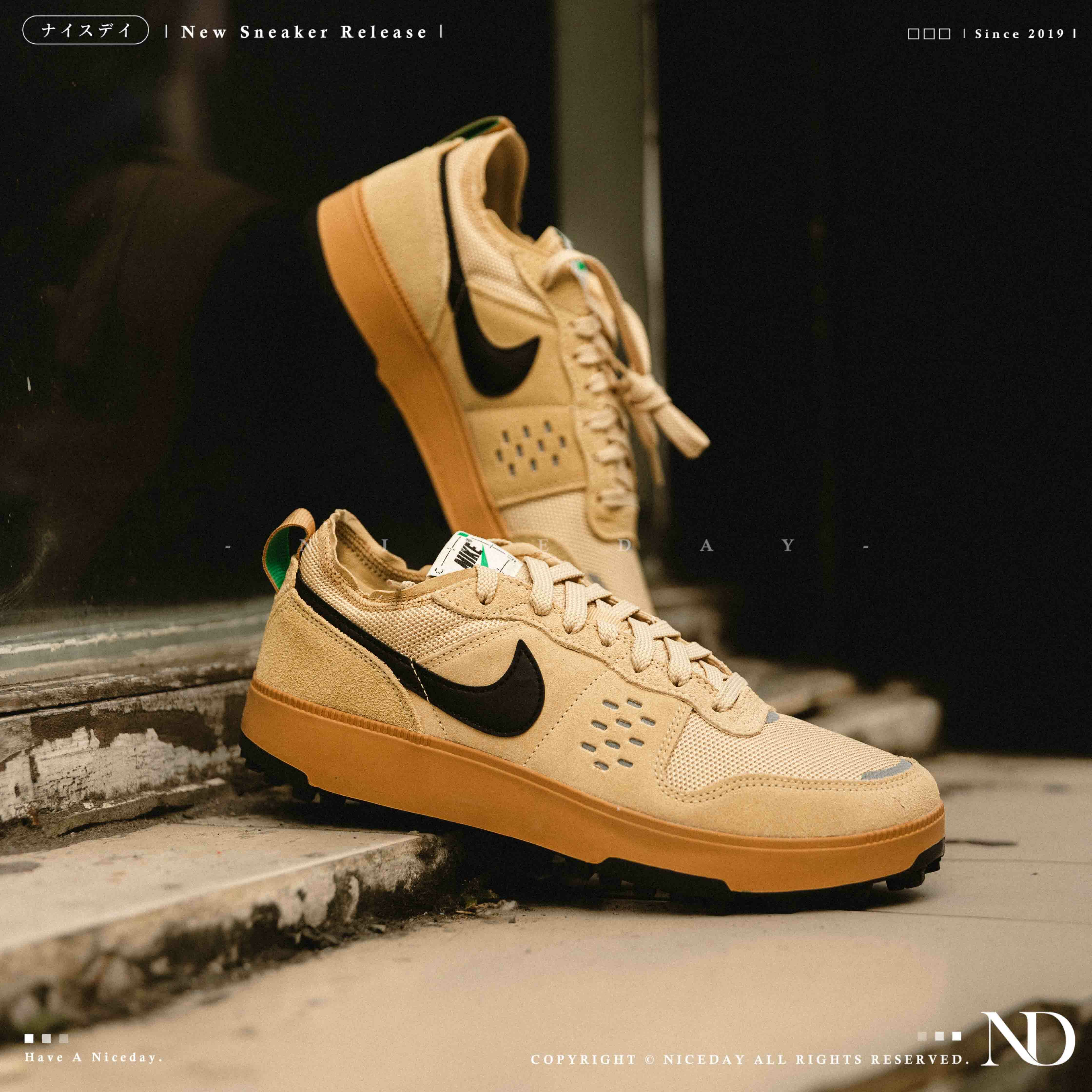 NICEDAY 現貨 NIKE C1TY BROWN STONE 沙色 咖啡 焦糖瑪其朵 網布 麂皮 復古 男鞋 FZ3863-200