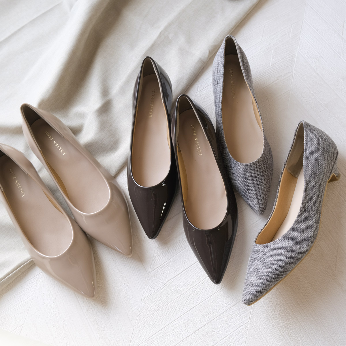 健步如飛尖頭 3 公分高跟鞋 超好走女鞋｜春夏色 第二彈【CX2413-2】