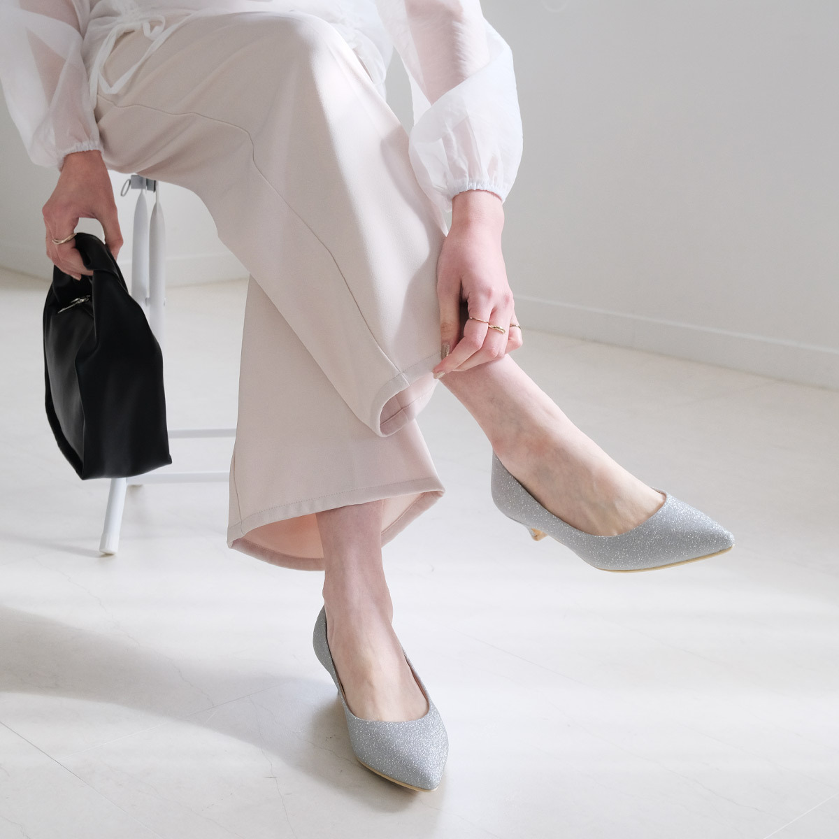 健步如飛尖頭 3 公分高跟鞋 超好走女鞋｜春夏色 第二彈【CX2413-2】