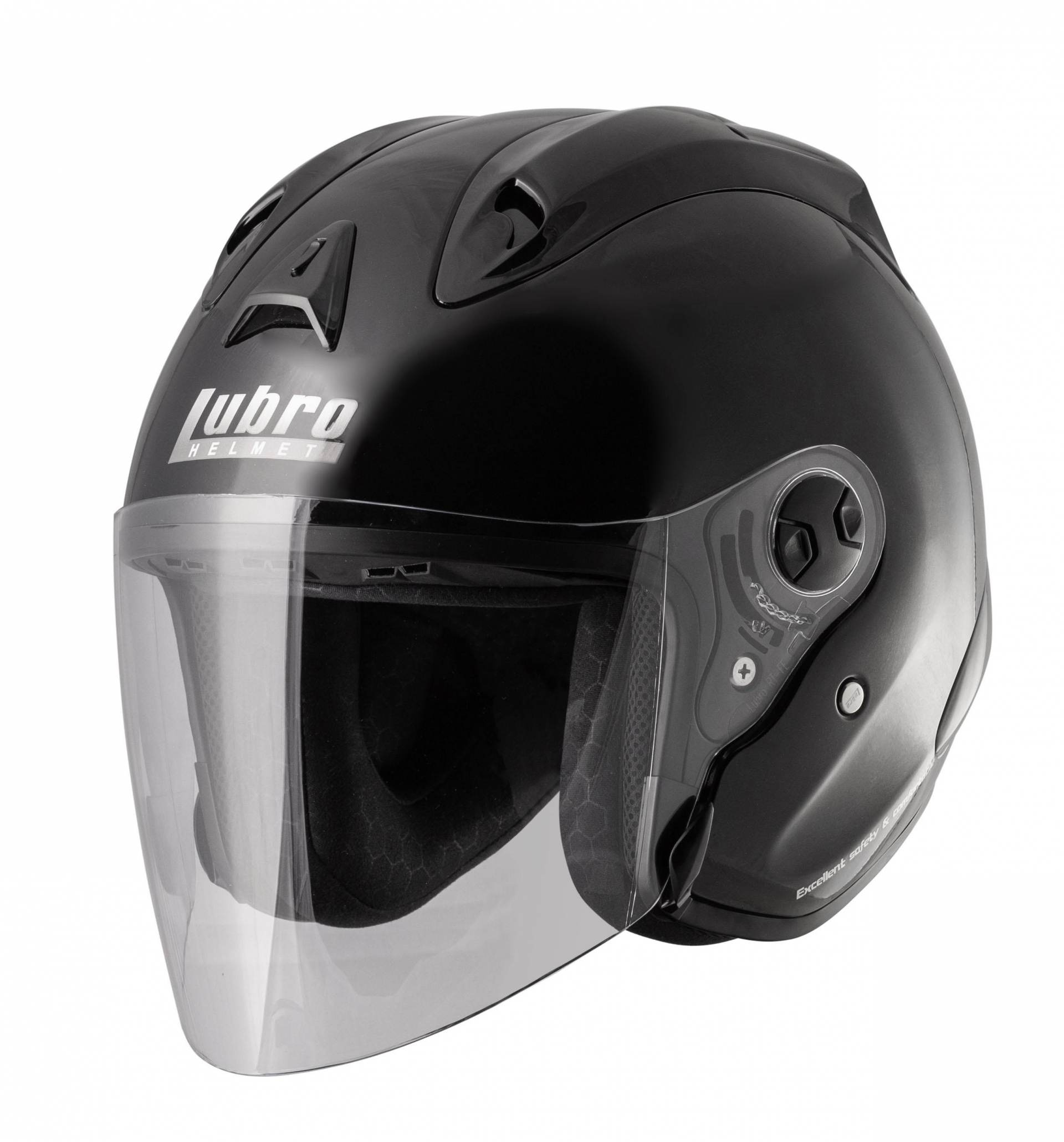 LUBRO RACE TECH Final Edition 質感黑 素色  四分之三罩式帽款