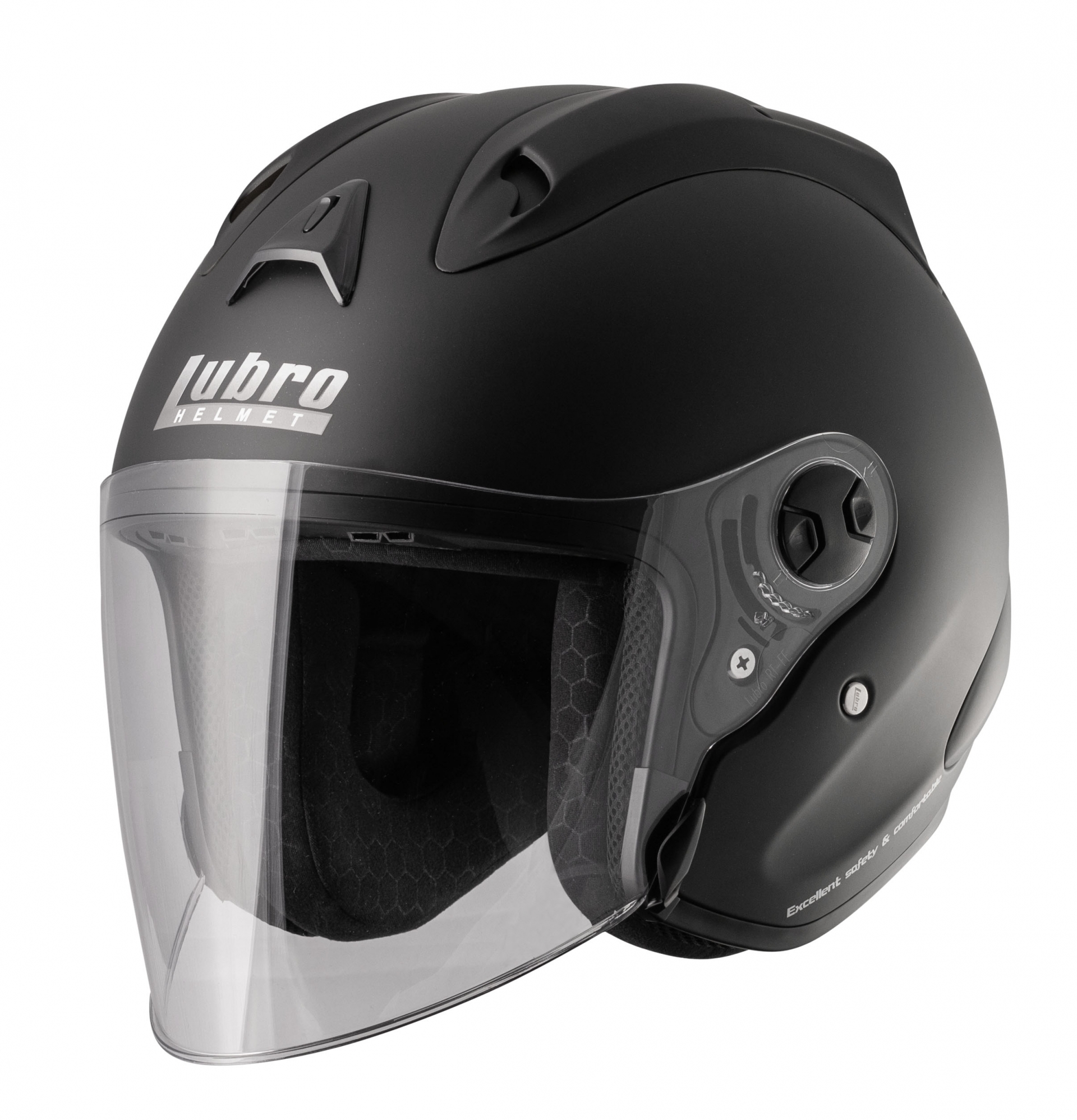 LUBRO RACE TECH Final Edition 消光黑 素色  四分之三罩式帽款