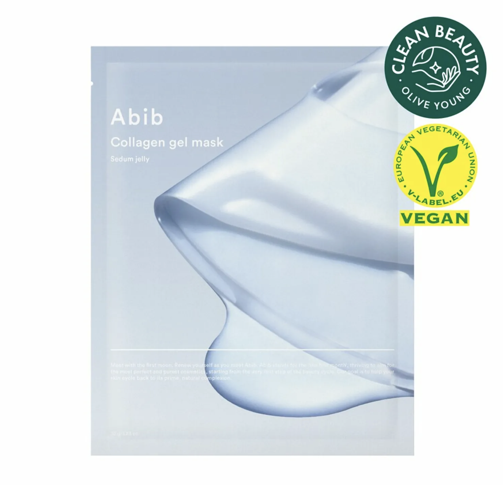 ABIB 純素膠原蛋白水分草保濕緊緻果凍面膜