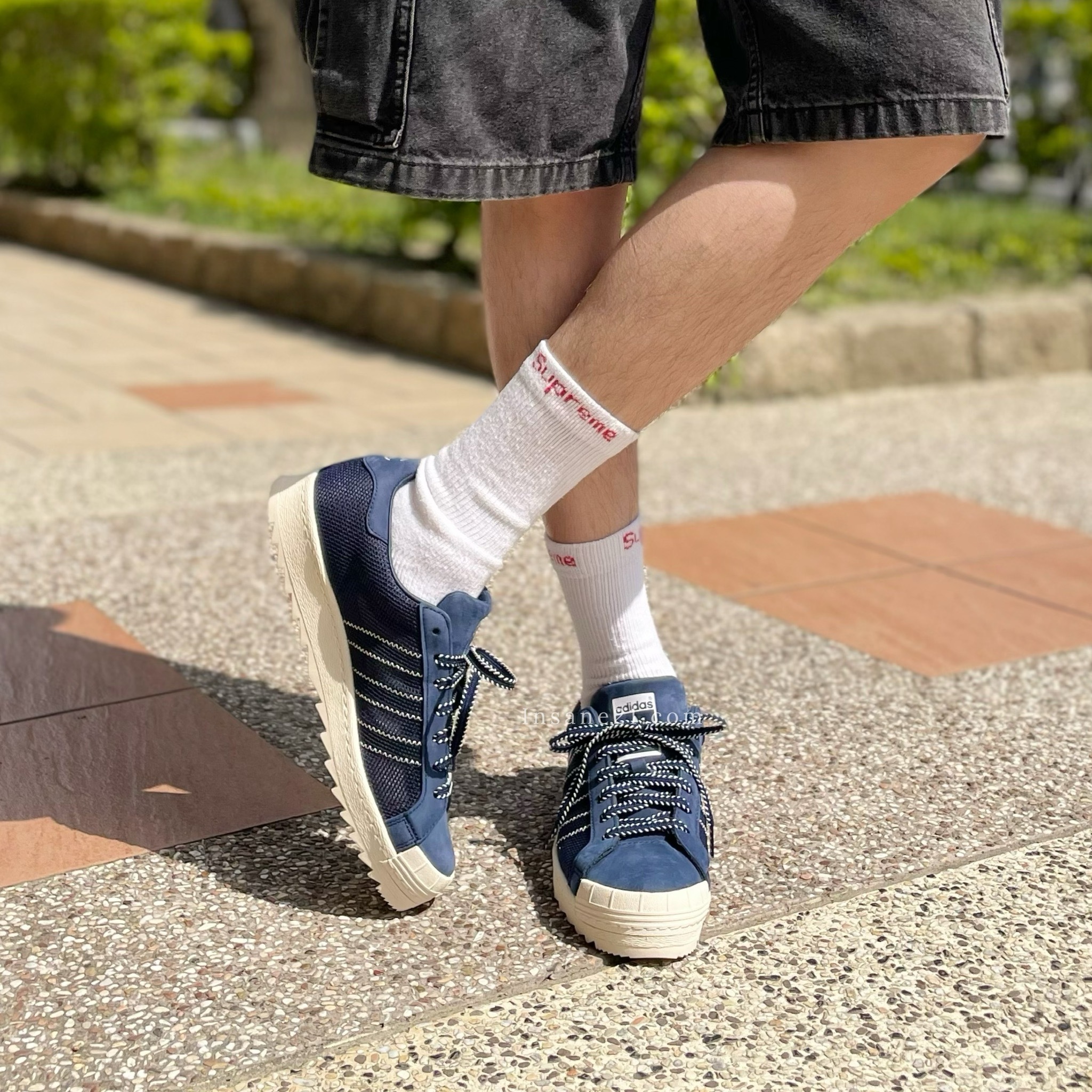 CLOT x ADIDAS SUPERSTAR 海軍藍 陳冠希聯名 休閒鞋 藍呼吸 IH3644