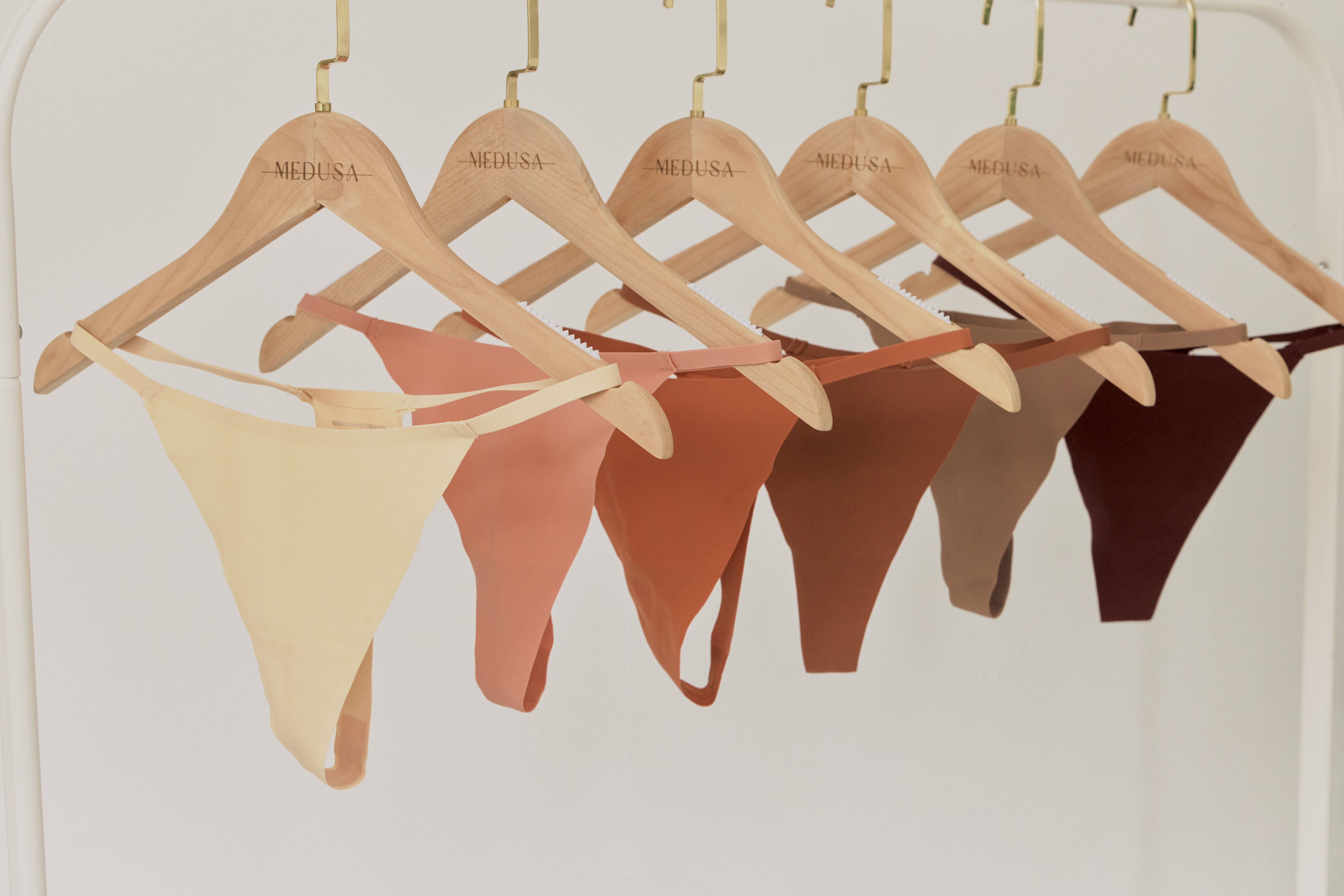 Seamless Ice Silk Thong Plus Size- Morandi Color Series