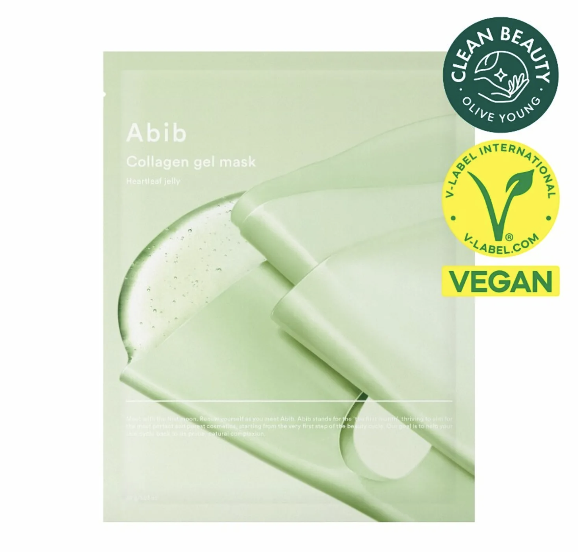 ABIB 純素膠原蛋白魚腥草舒緩收毛孔果凍面膜