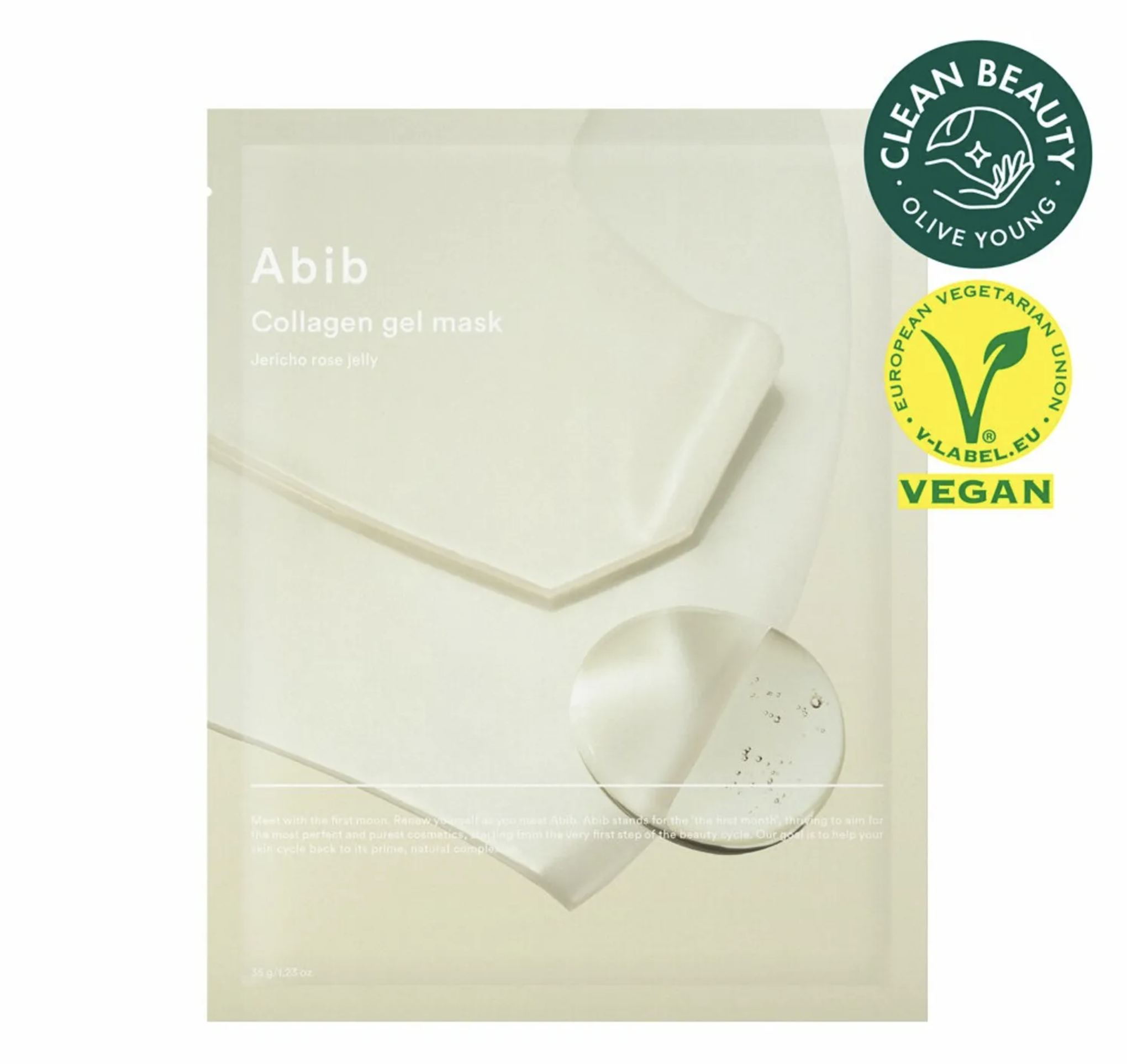 ABIB 純素膠原蛋白復活草保濕回彈果凍面膜