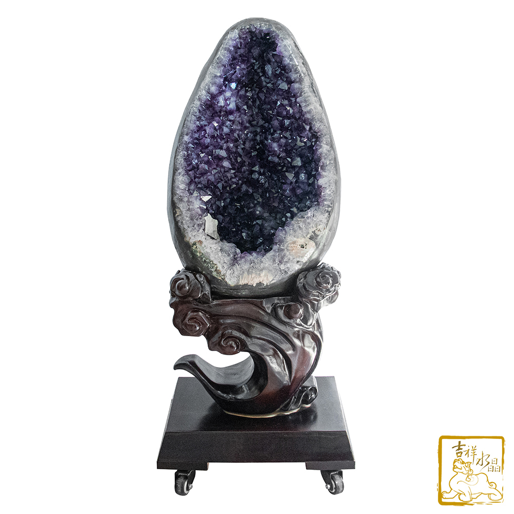 巴西紫水晶恐龍蛋 50kg 財源廣進