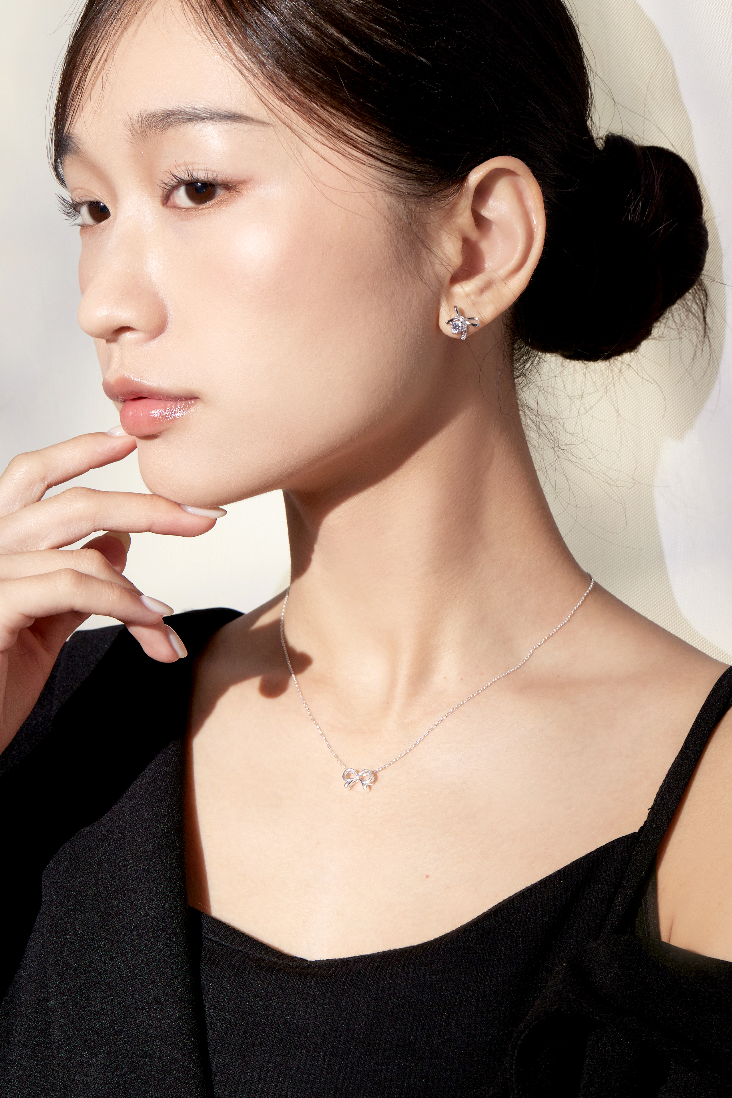 N841 | 純銀蝴蝶結項鍊