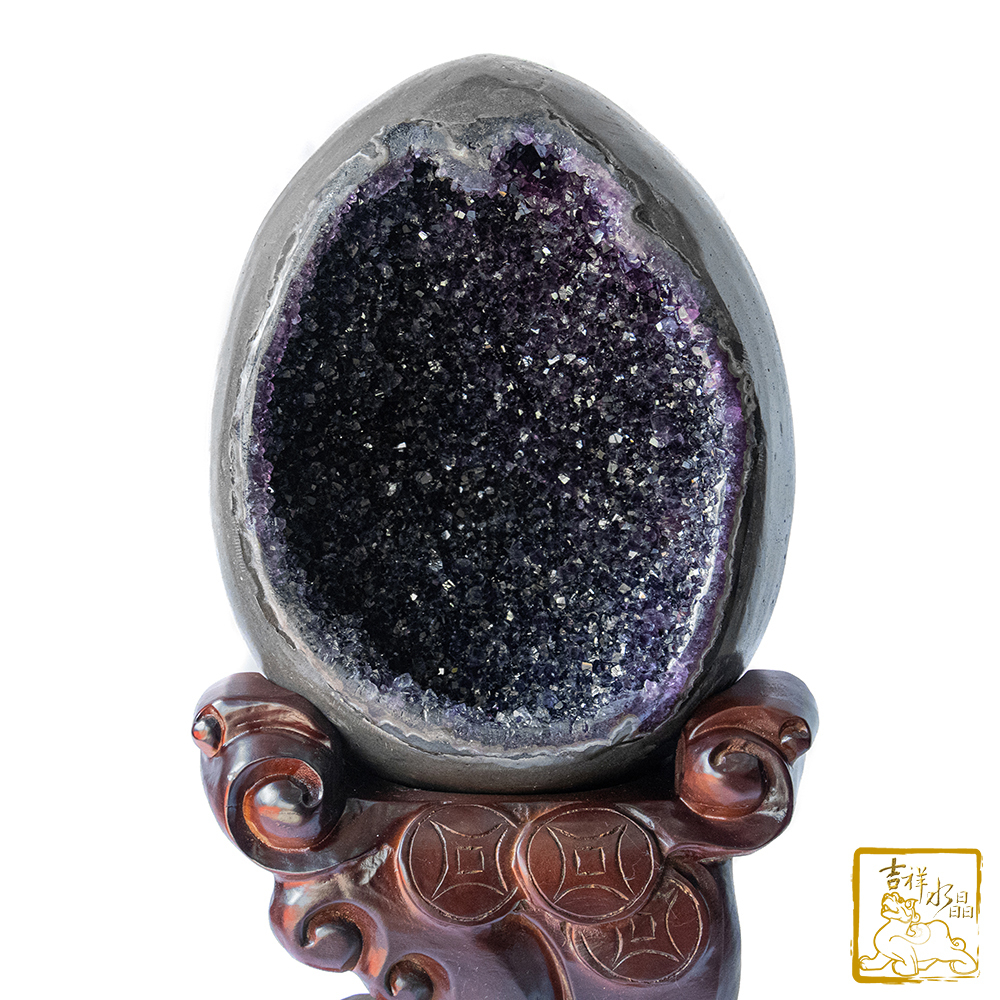 烏拉圭紫水晶恐龍蛋 21.4kg 財源廣進