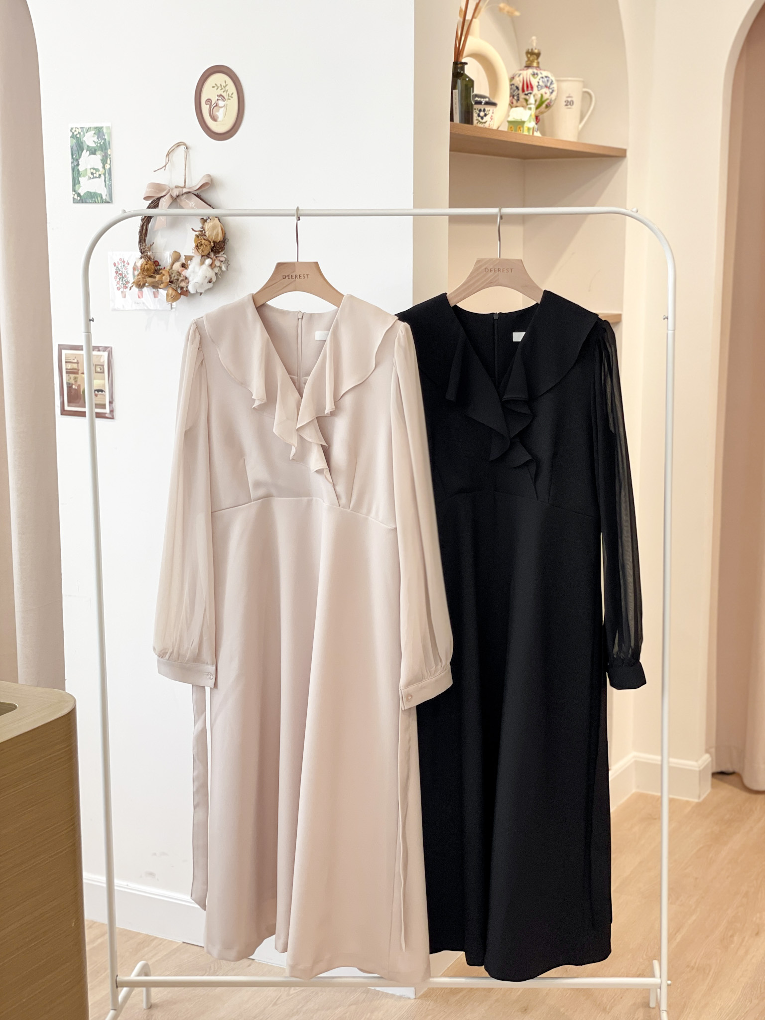 OP627 Estelle Ruffles Long Dress