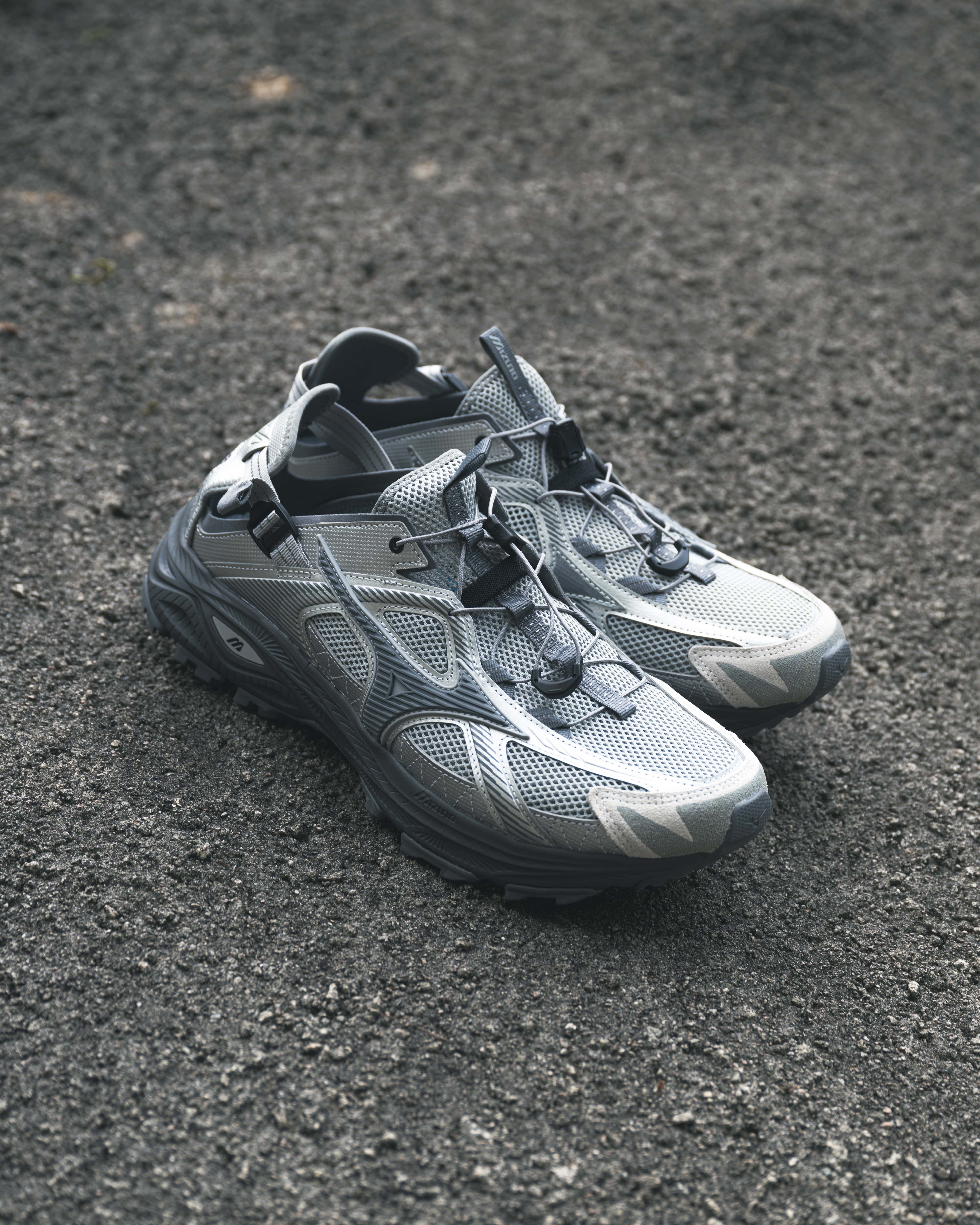 【Mizuno】Racer Trail SE Silver Grey メンズ★D1GH241906 MIZUNO RACER TRAIL SE “GREY