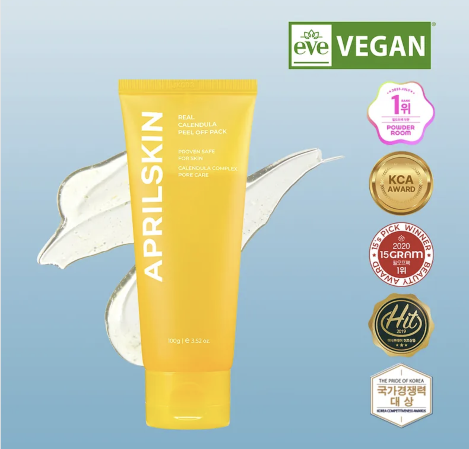 APRILSKIN金盞菊花撕拉角質護理面膜 100g