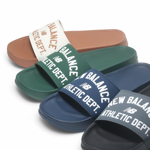 NEW BALANCE 拖鞋 NB 英文系列 四色 運動拖鞋 男女 SMF200-