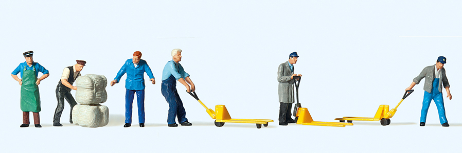 Preiser迷你小人 10255 快遞人員