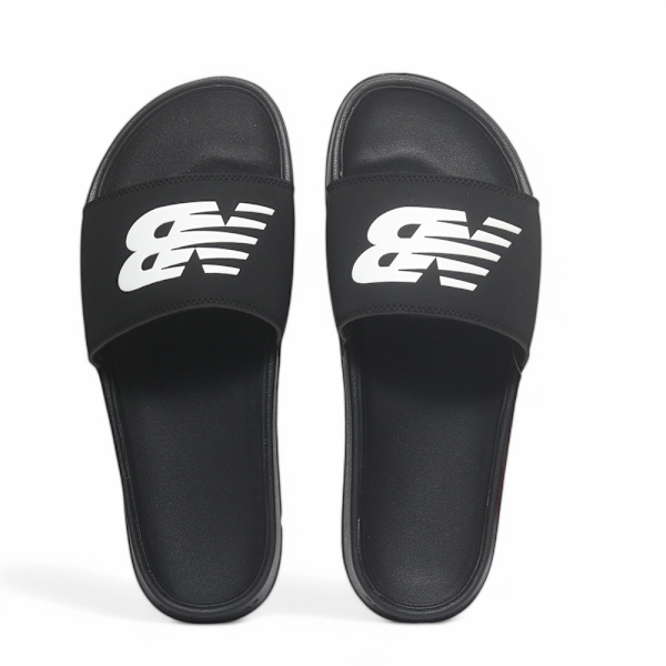 NEW BALANCE 拖鞋 NB 黑 白 灰 基本LOGO 運動拖鞋 男女 SUF200-