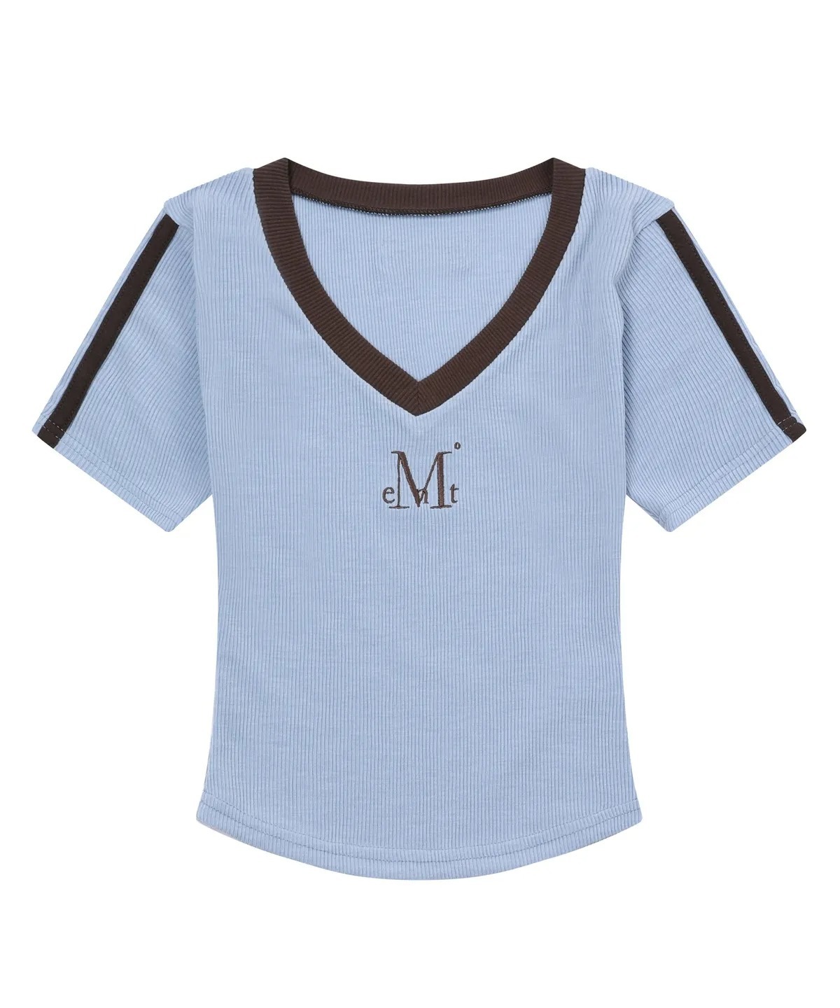 MUCENT BINDING TRACK LINE HALF SLEEVE TEE