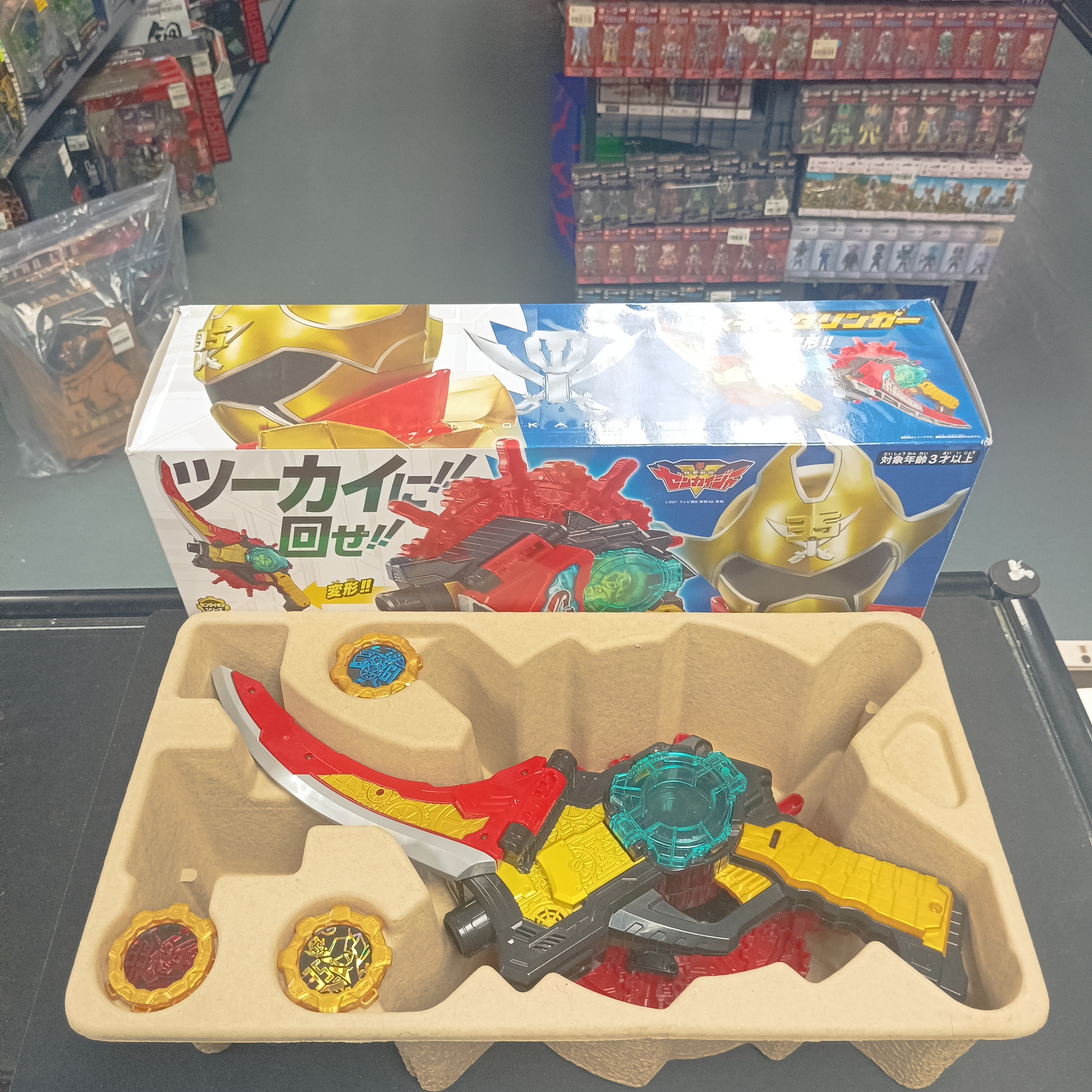 戰隊系列-DX 痛快舵盤變身槍