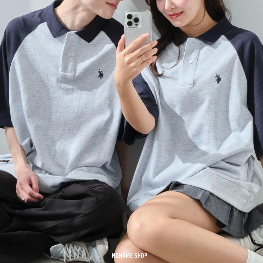 U.S. POLO ASSN. 日系 重磅 寬鬆 POLO 短袖 四色 (男款)