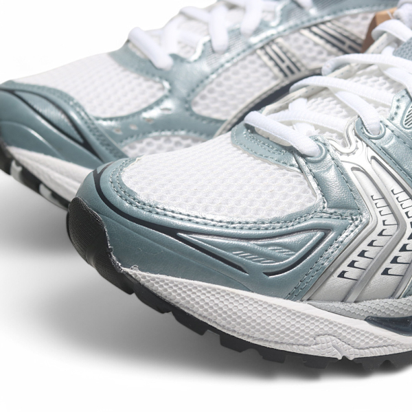 ASICS 慢跑鞋 GEL-KAYANO 14 白藍銀 復古 情侶鞋 女 1203A537106