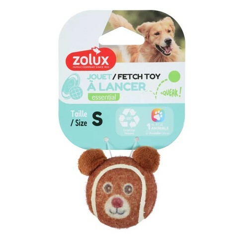 法國Zolux 犬用 網球玩具 - 泰迪熊 s