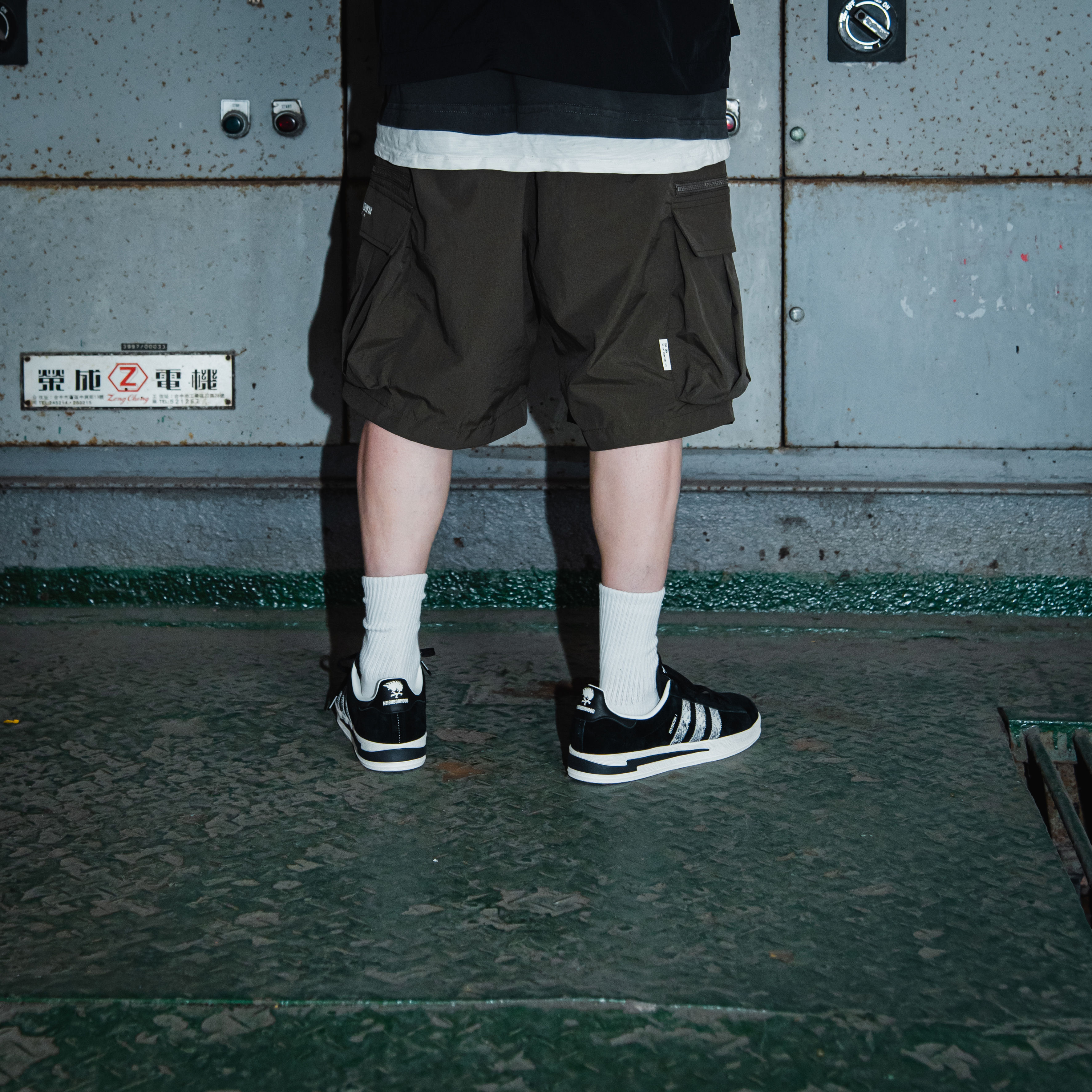 PERSEVERE X OWIN 抗撕裂尼龍短褲 機能 橄欖綠/黑/沙 23 S/S Water Repellent Shorts