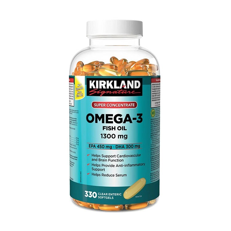 Kirkland Signature Super Concentrate Omega-3 Fish Oil, 330 Softgels
