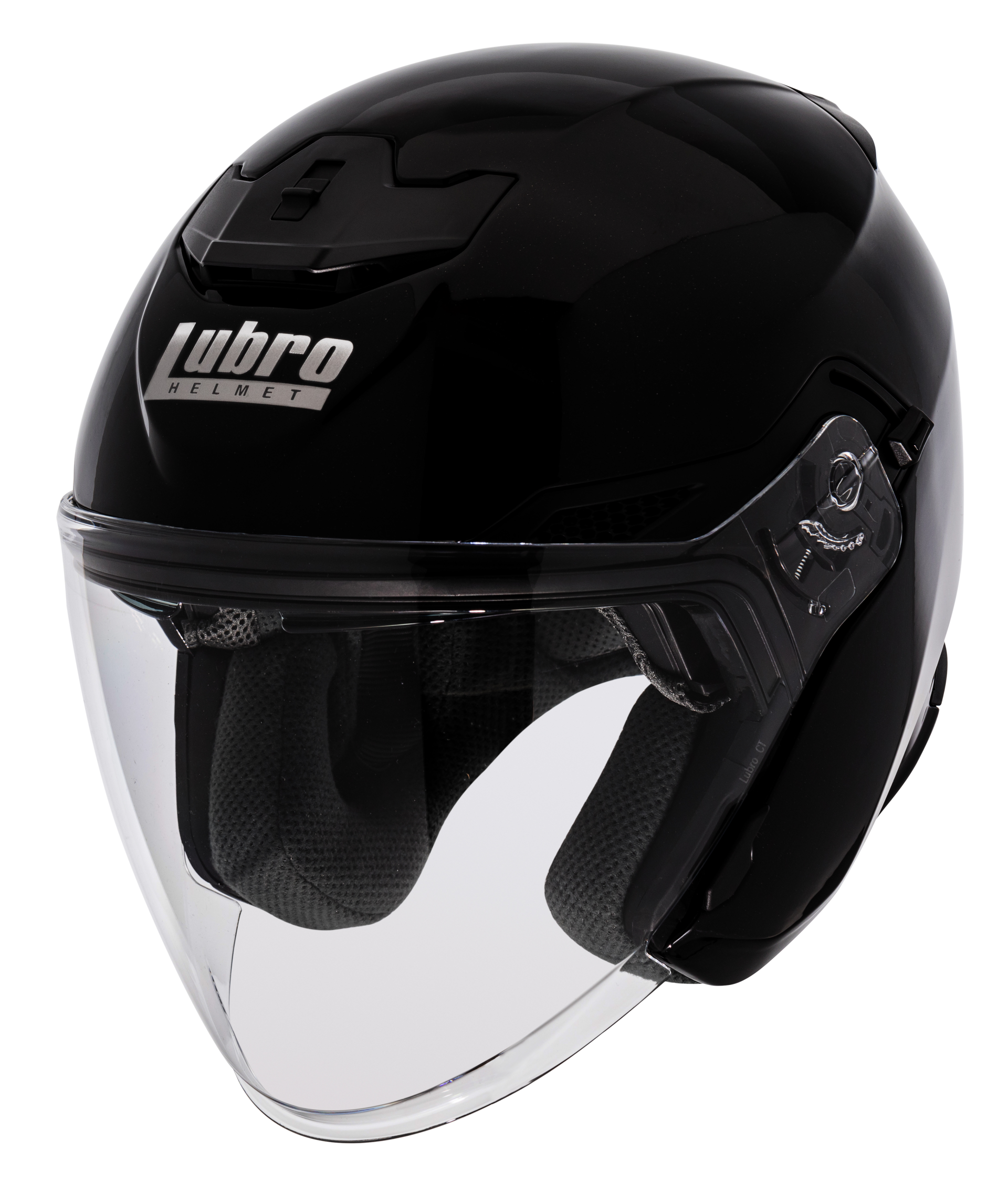 LUBRO CRUISE TECH 質感黑 素色  內墨片 四分之三罩式帽款