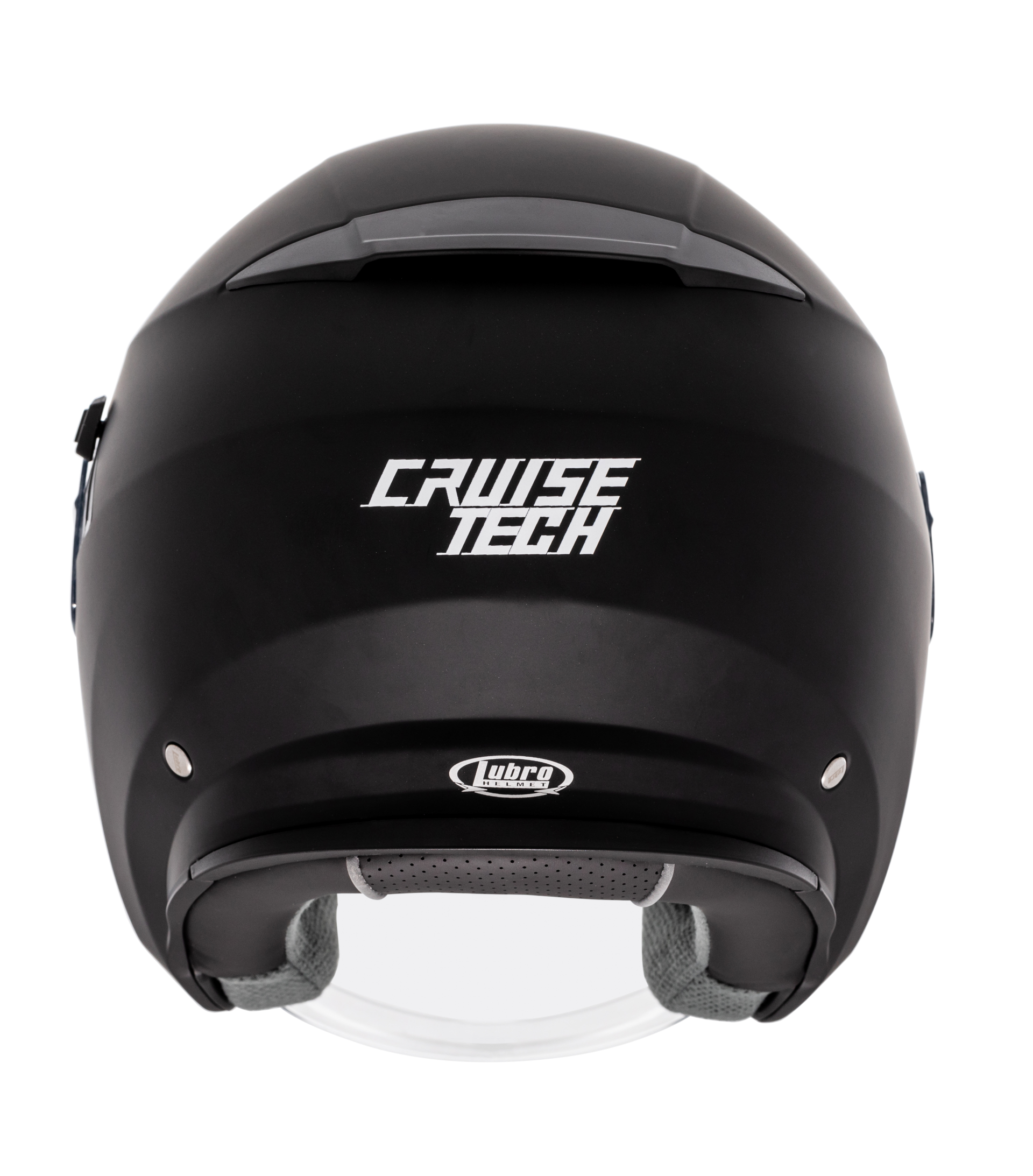 LUBRO CRUISE TECH 消光黑 素色  內墨片 四分之三罩式帽款