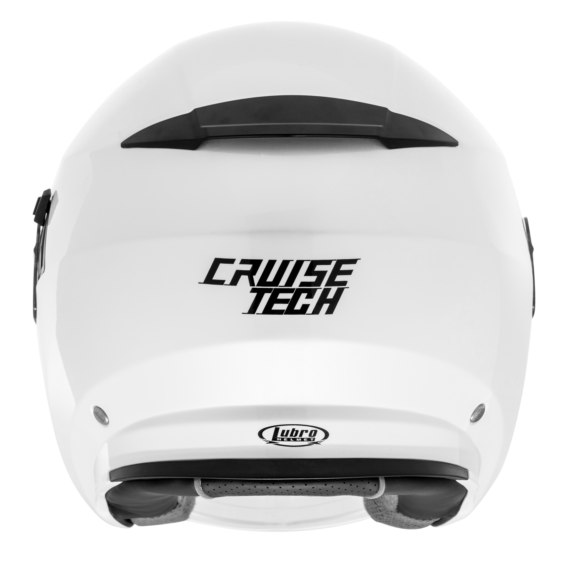 LUBRO CRUISE TECH 珍珠白 素色  內墨片 四分之三罩式帽款