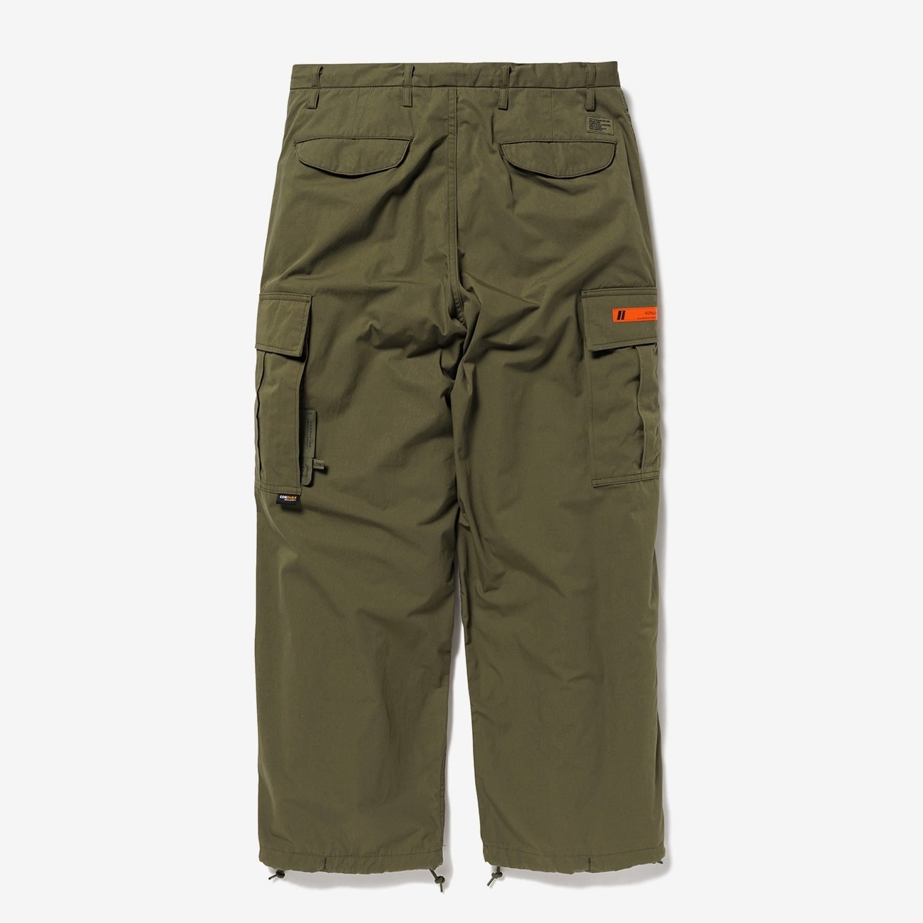 WTAPS INCOM TROUSERS NYCO. WEATHER 侧拉链束脚休闲裤21AW-Taobao