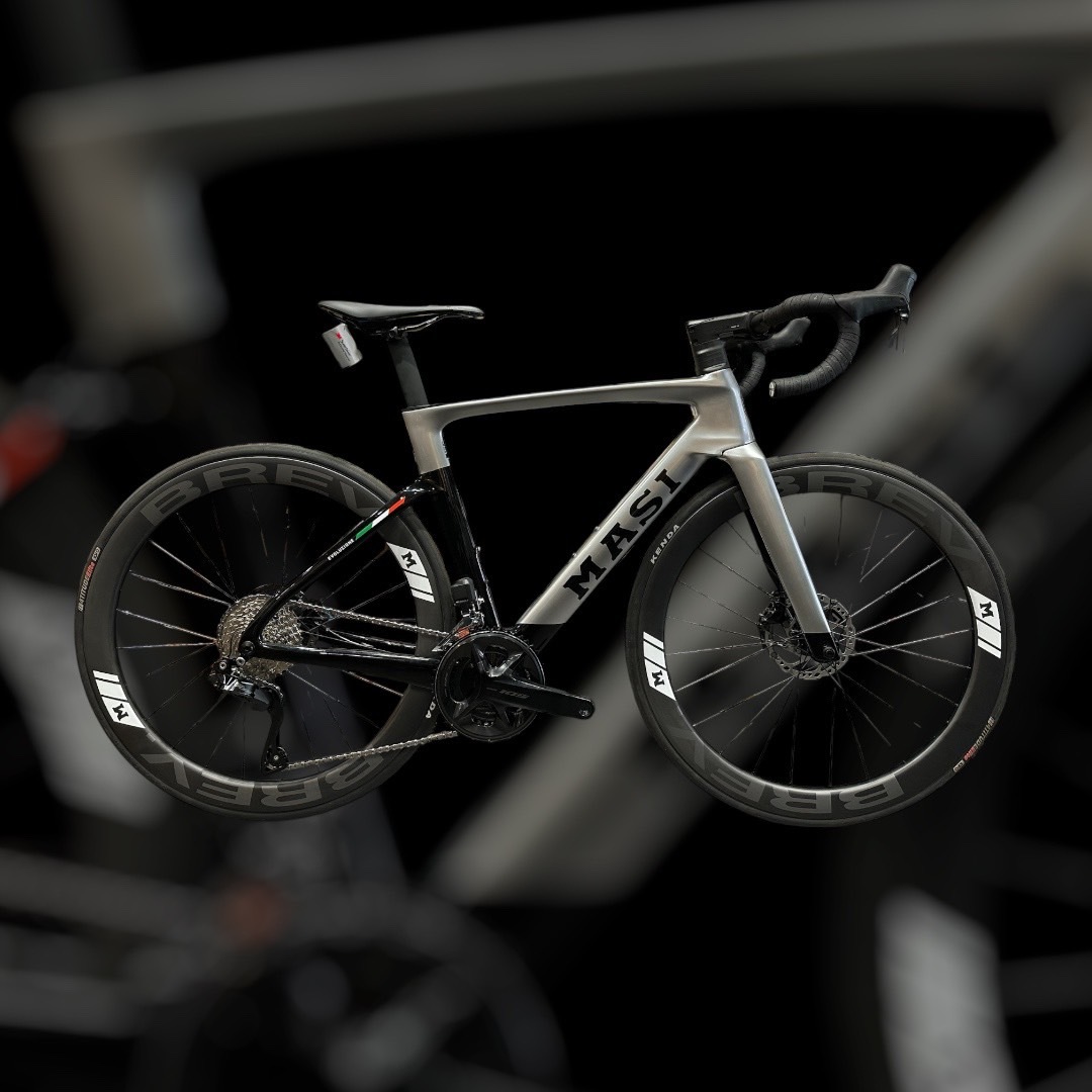 25年新款 『MASI』 Evoluzione 碳纖維電變碟煞公路成車/灰銀