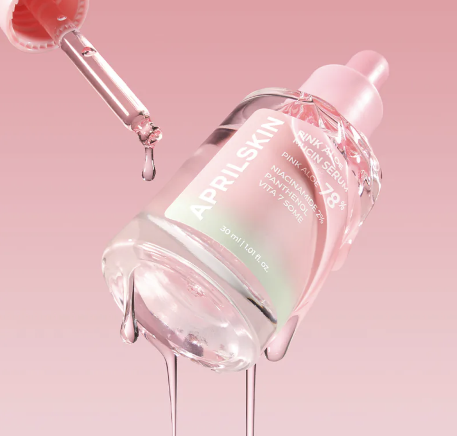 APRILSKIN 粉紅蘆薈黏蛋白舒緩精華 30ml