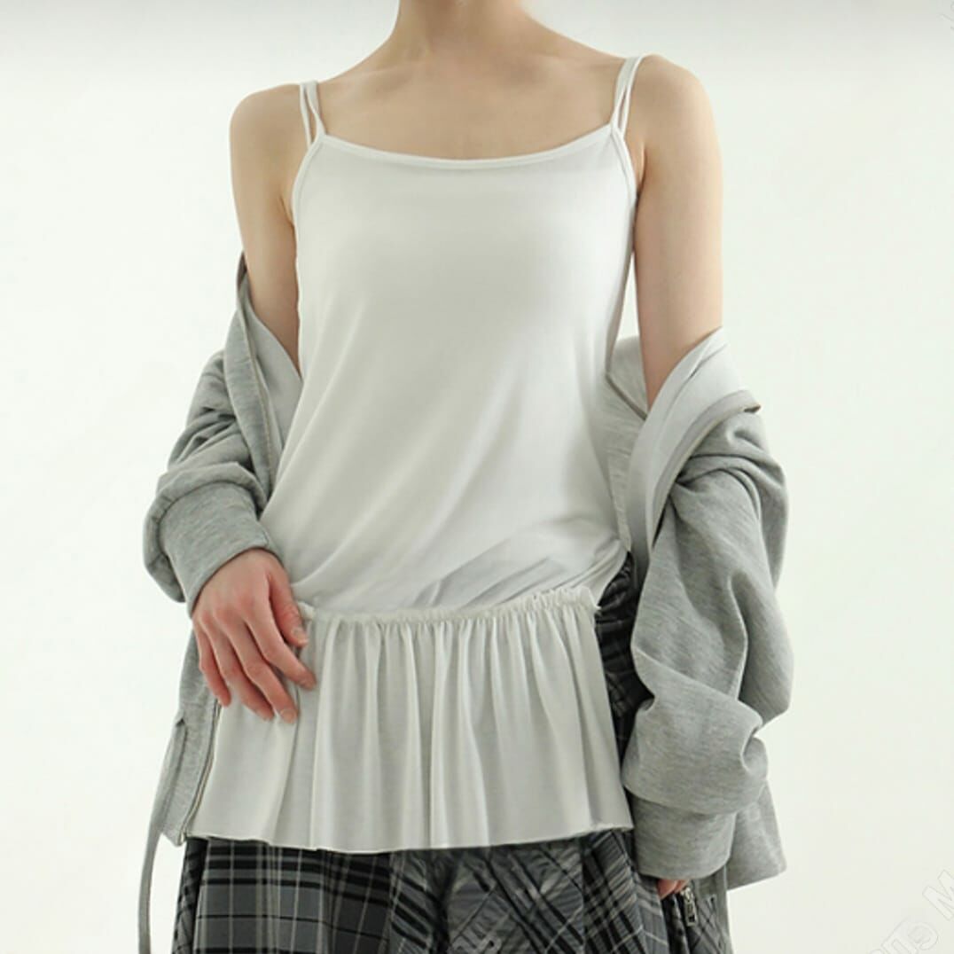 韓國連線 吊帶裙邊打底（清貨價貨品，不設退換）K3 SS557）