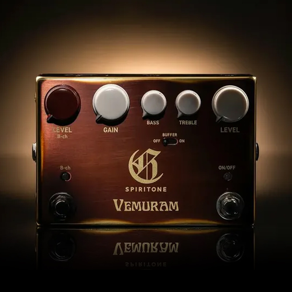【未使用】VEMURAM / SPIRITONE Char 簽名款Vemuram Spiritone Overdrive 破音效果器