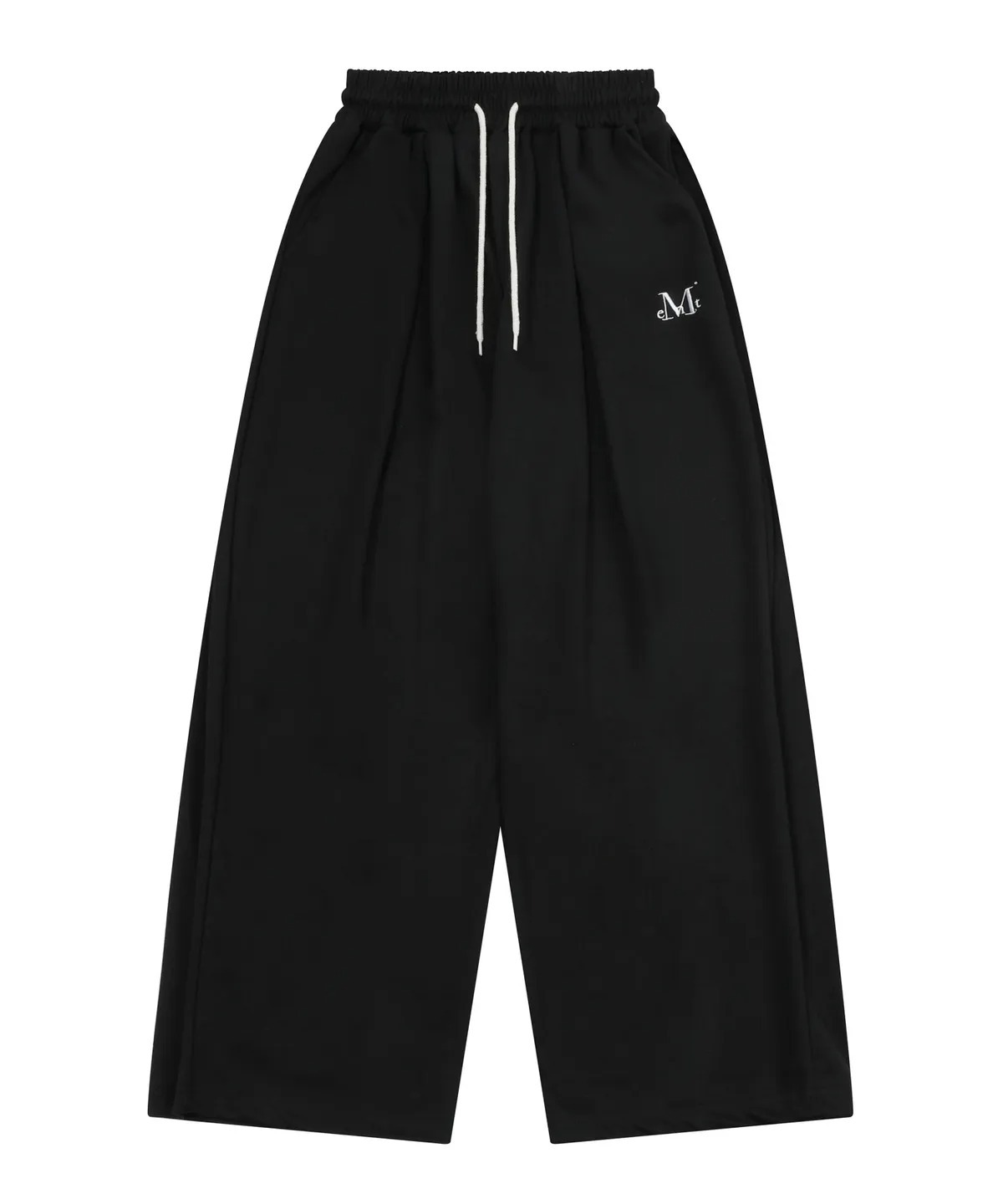 MUCENT SIGNATURE FOUR PINTUCK WIDE SWEAT PANTS