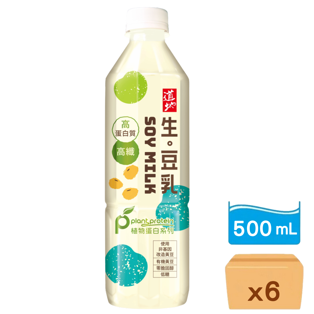 道地-生。豆乳 500ml x 6樽
