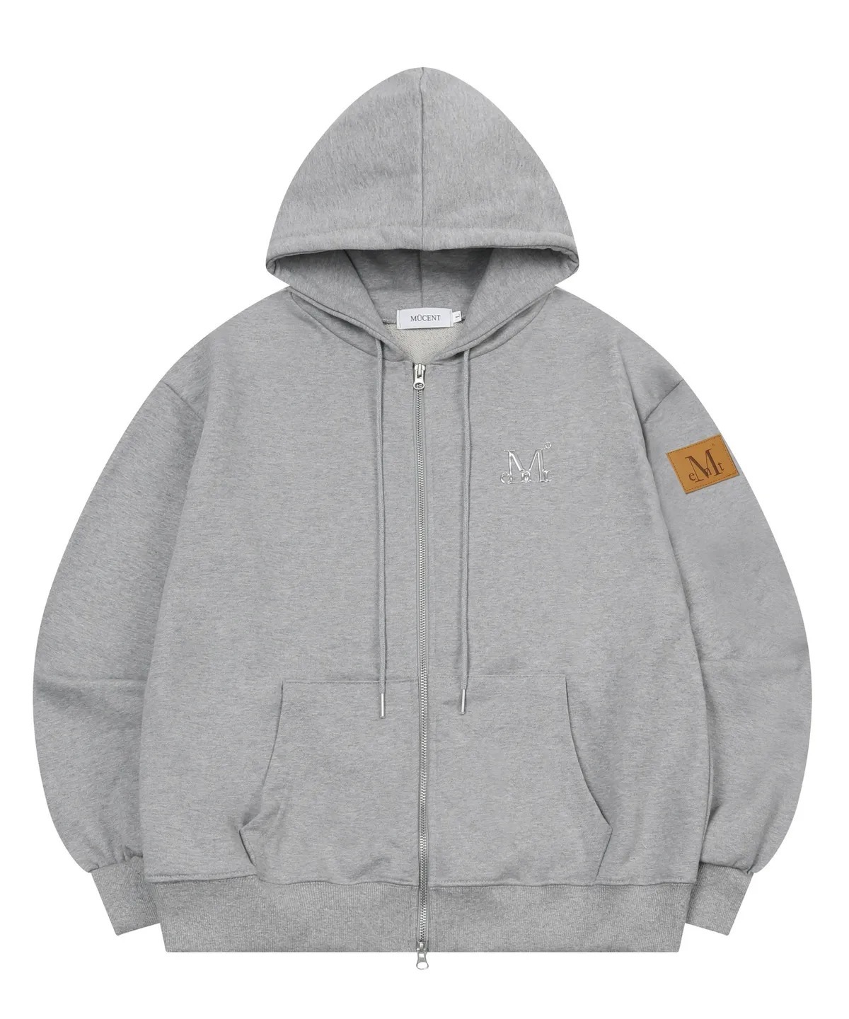 MUCENT LASH METAL LOGO TWO WAY HOOD ZIP-UP