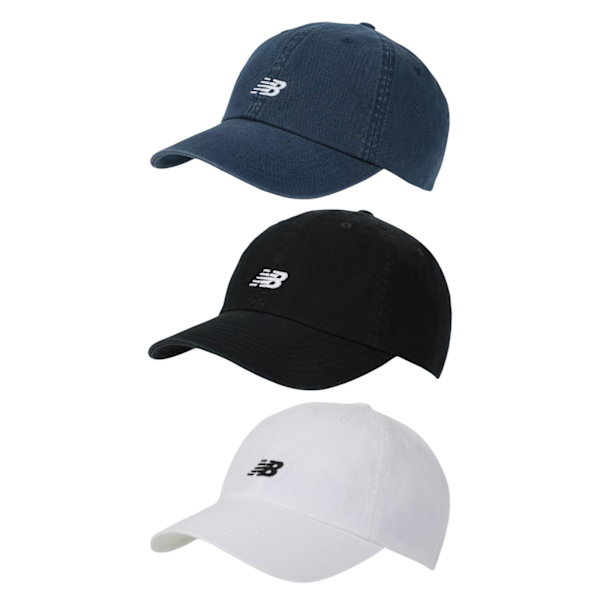NEW BALANCE 帽子 NB 深藍 黑 白 刺繡 美式復古 水洗 老帽 LAH51004-