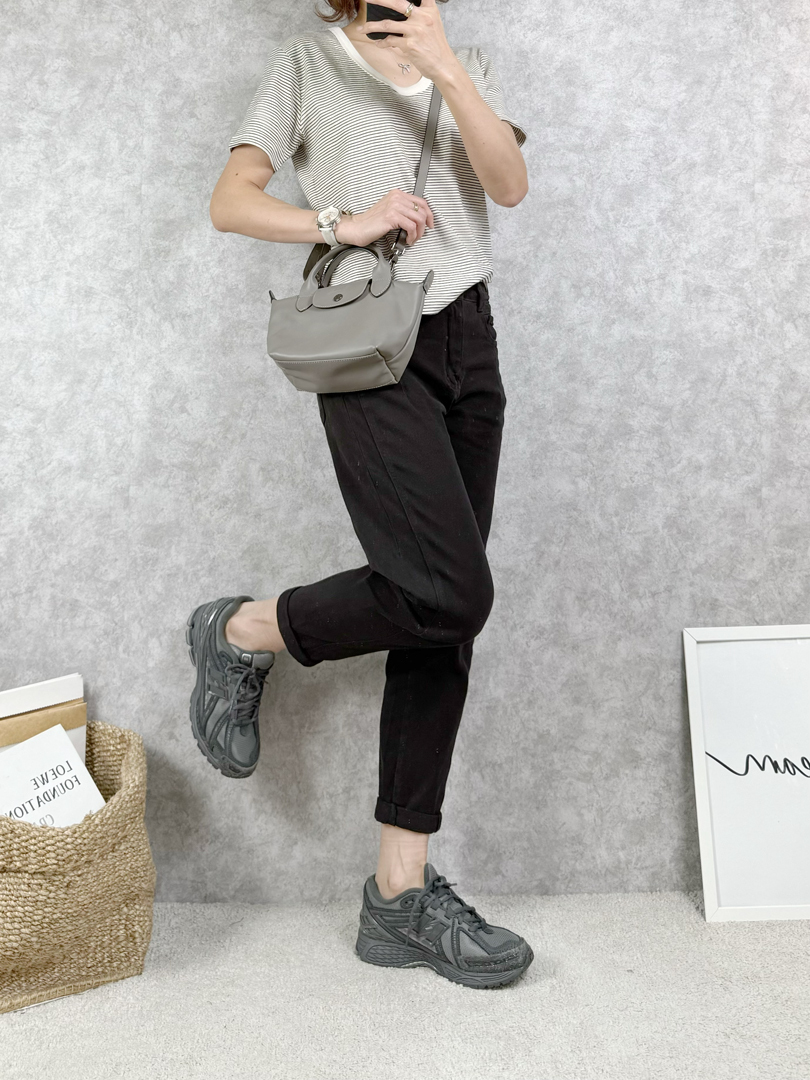 經典必收百搭黑白休閒褲