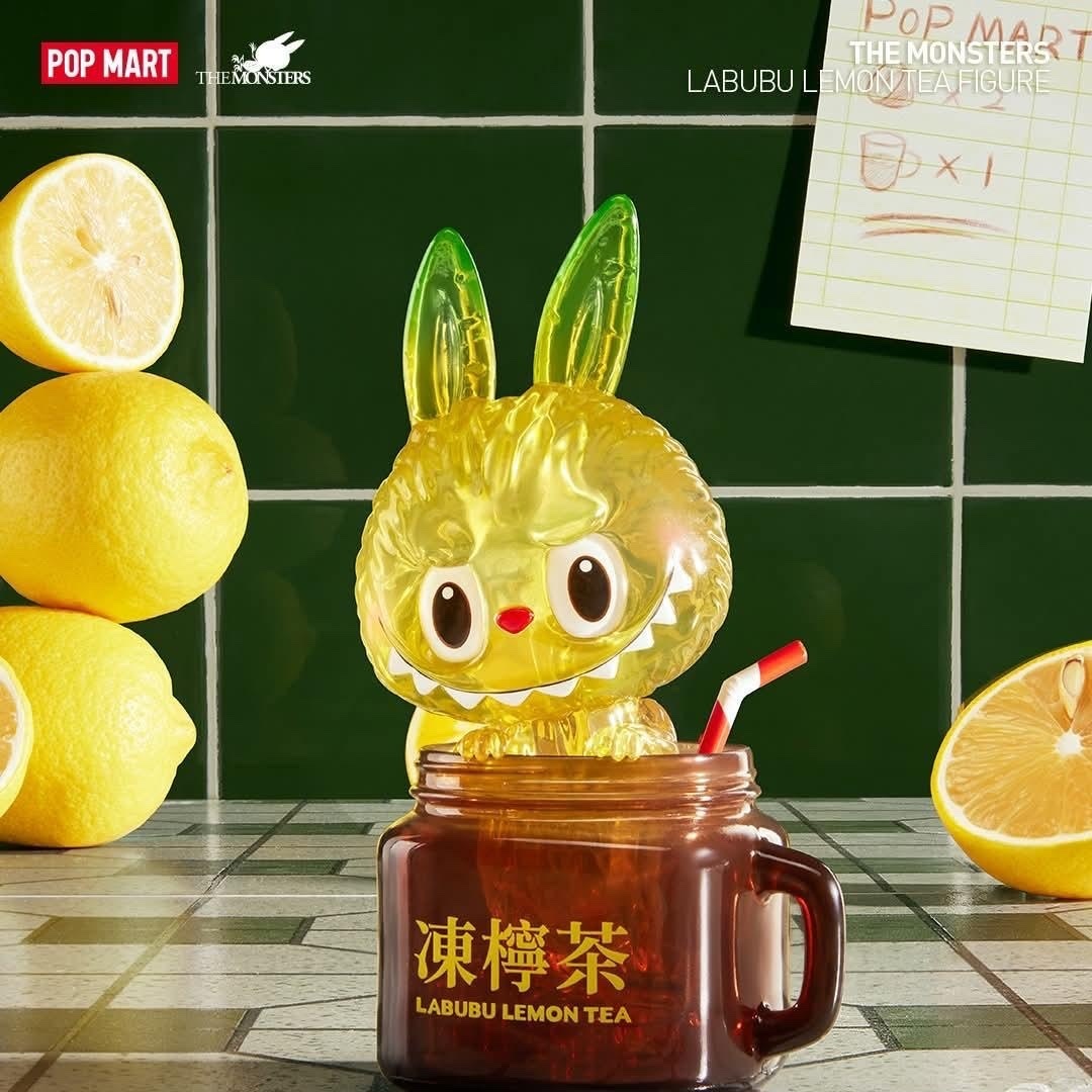 POP MART LABUBU lemon tea Figure 凍檸茶手辦