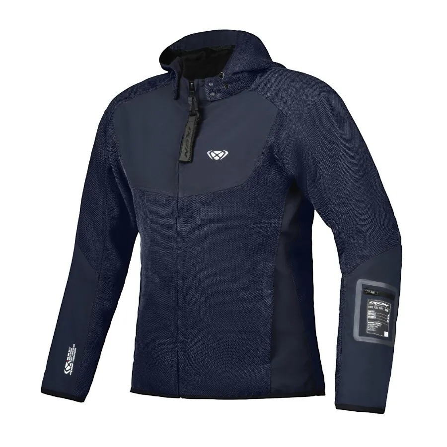 IXON M-BURNING AIR A 深藍 防潑水防摔外套 亞版