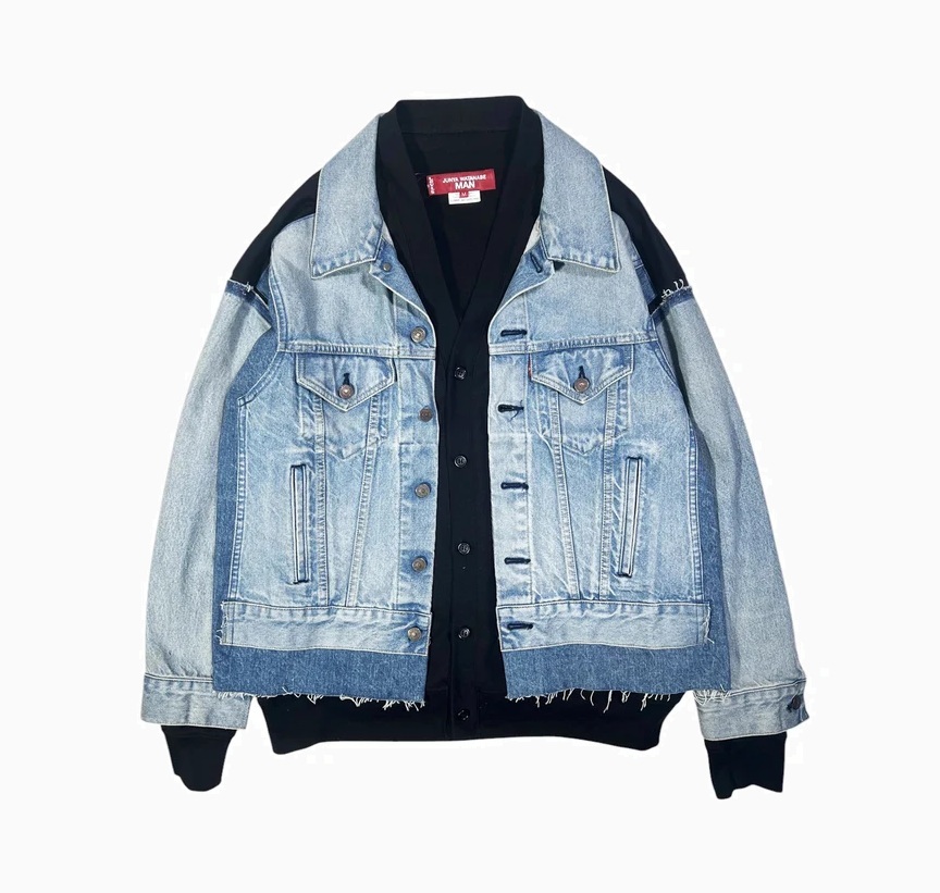 JUNYA WATANABE MAN 2025 S/S LEVI'S / DENIM CUSTOMIZATION JACKET (WO-J206-051) - PRE ORDER ITEM (預訂中)
