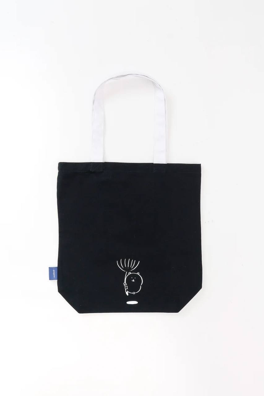現貨｜Nagano Characters Tote Bag 帆布袋 蒲公英 BLACK x WHITE