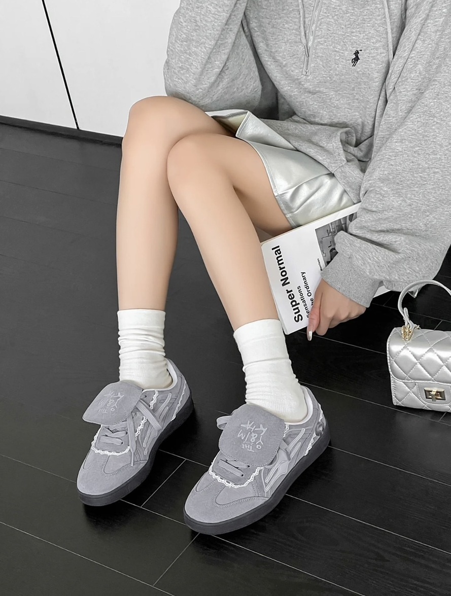 [預訂] Killwinner 德訓鞋 蕾絲灰 | 張員瑛同款