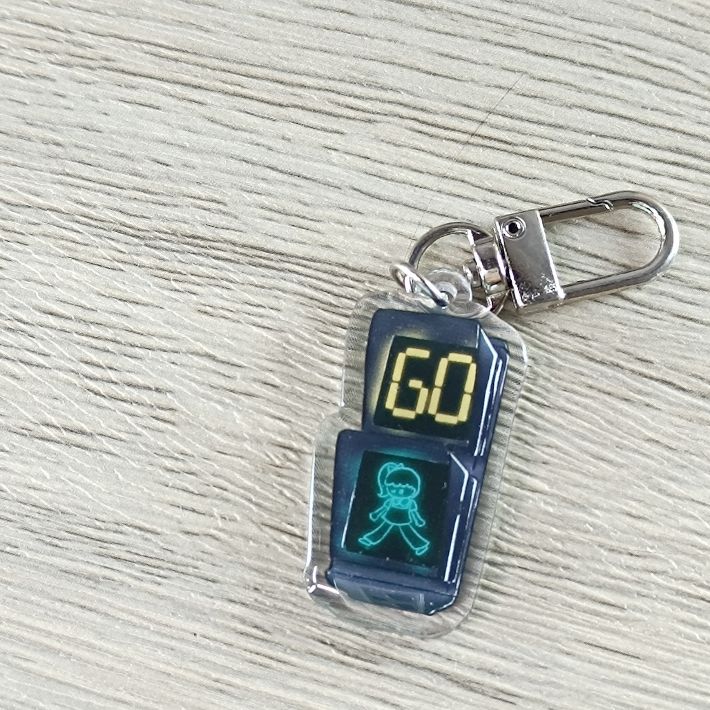 fafa製造所．滴膠吊飾 紅燈/綠燈