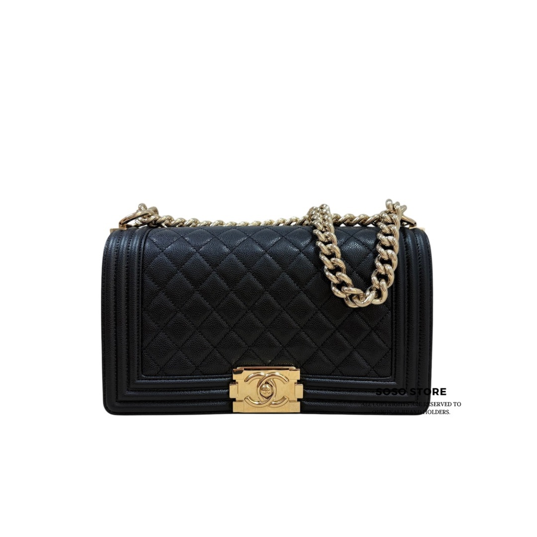 Chanel Boy 25 - Black / Ghw