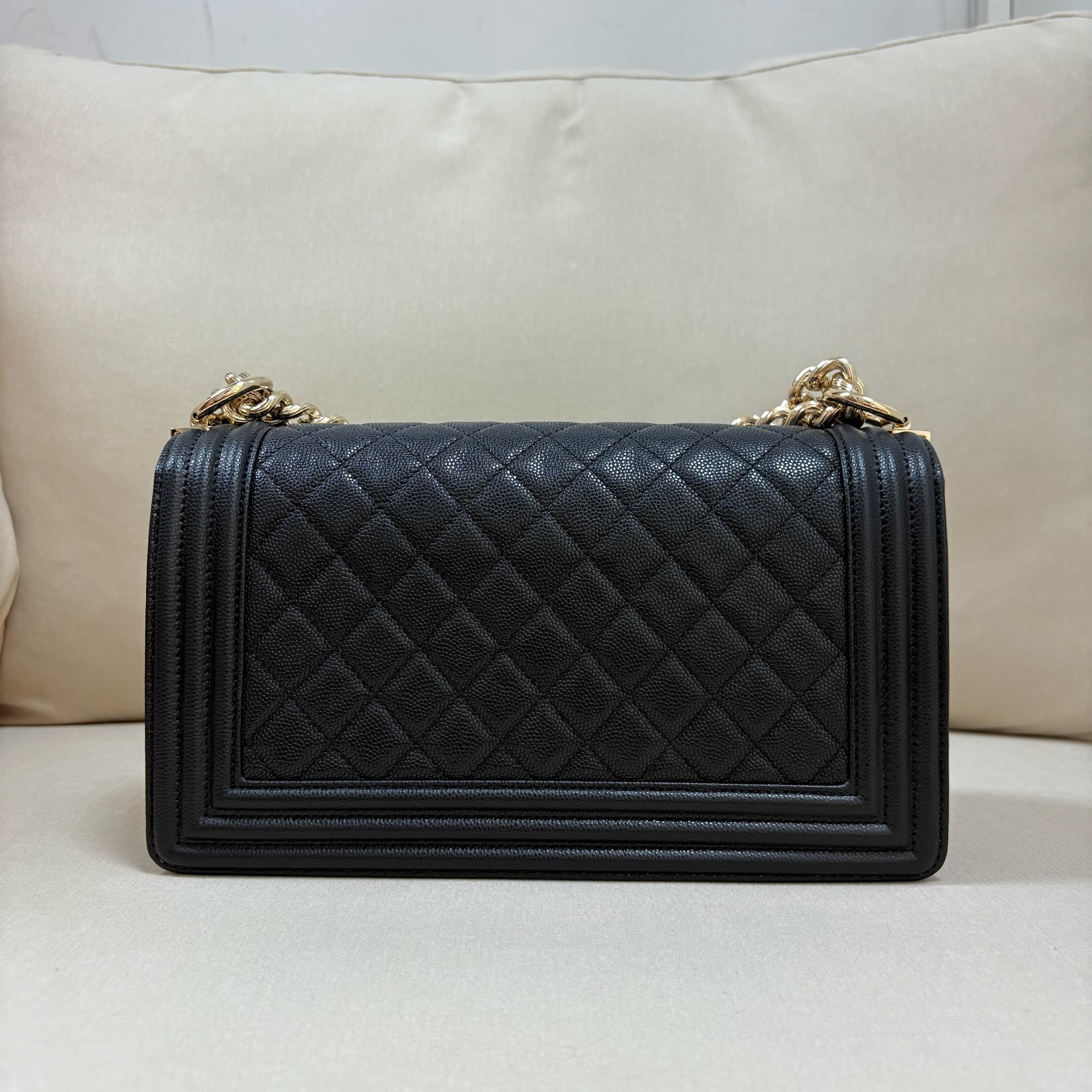 Chanel Boy 25 - Black / Ghw