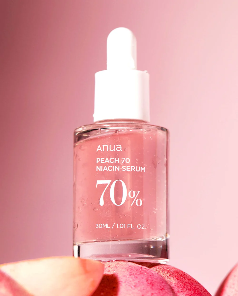 Anua 70%桃子煙酰胺發酵乳酸美白精華 30ml
