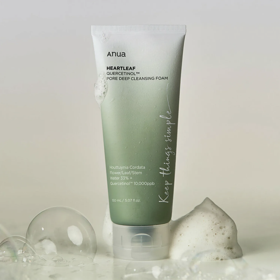 Anua 魚腥草毛孔深層潔面泡沫 150ml